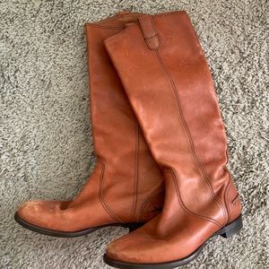 Madewell Archive boot in cognac